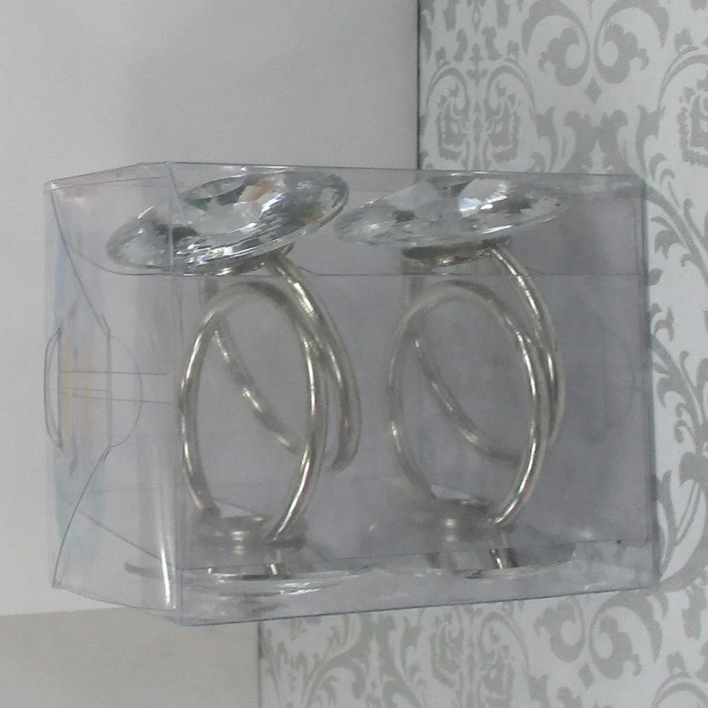 Cloth Napkin Holder Set Of 4 NIB